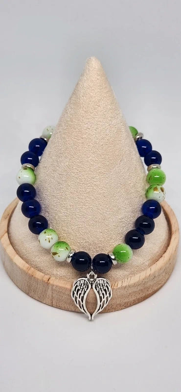 Bracelet L'Envol d'Émeraude – Collection Mains de Lumière