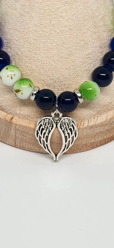 Bracelet L'Envol d'Émeraude – Collection Mains de Lumière