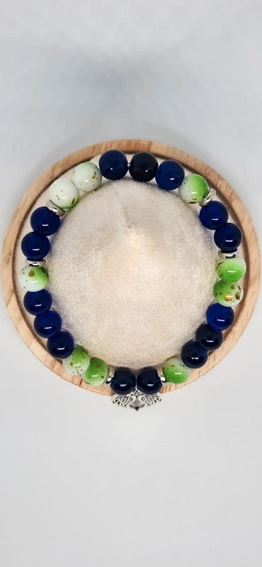 Bracelet L'Envol d'Émeraude – Collection Mains de Lumière