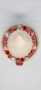 Bracelet Fleur Écarlate - vue plateau 3