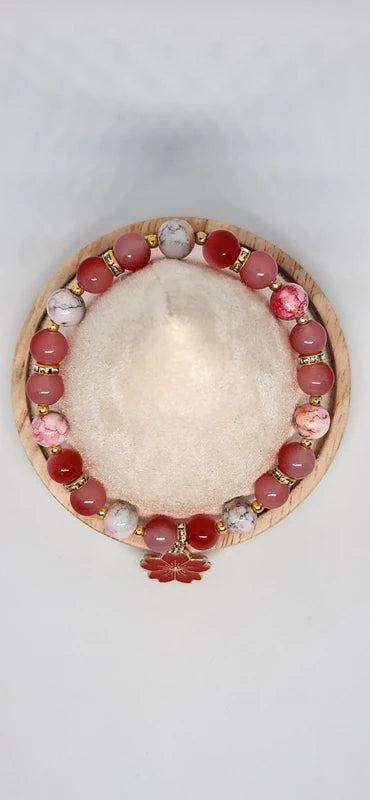 Bracelet Fleur Écarlate - vue plateau 3