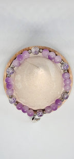 Bracelet Veille sur Moi - détail charm lune