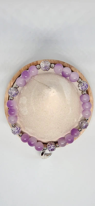 Bracelet Veille sur Moi - détail charm lune