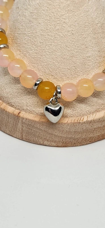 Bracelet Chaleur du Cœur - détail charm cœur