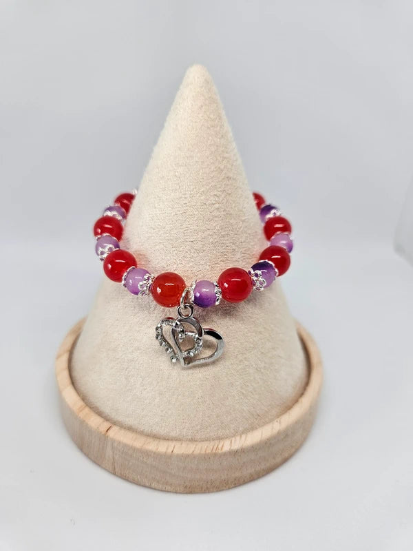Bracelet Cœurs en Écho – Collection Étoile de Maman
