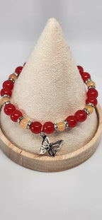 Bracelet Papillon du Cœur - vue cône face