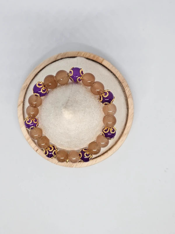 Bracelet Étreinte Dorée - vue plateau