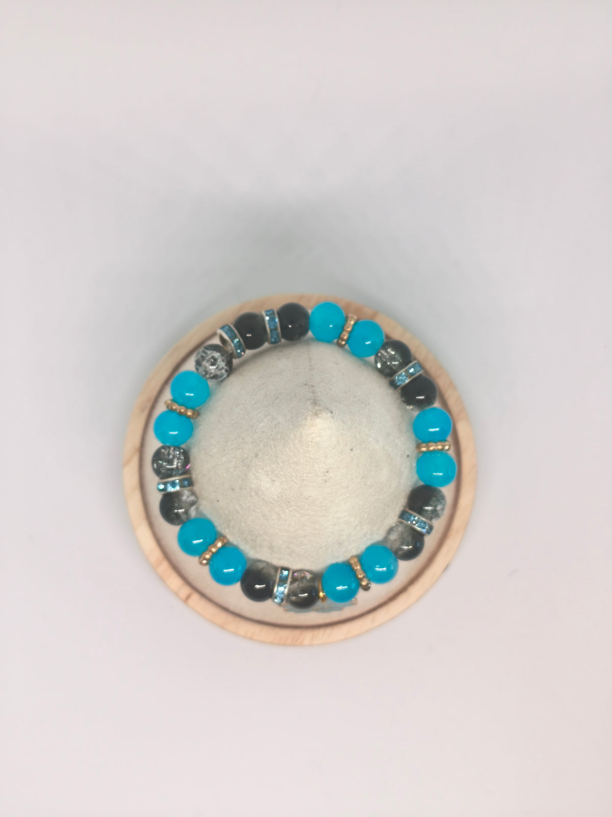 Bracelet Fleur d’Azur – Collection Écho de Mon Cœur