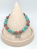 Bracelet Éclat du Lien – Collection Nœud du Cœur b- Perles naturelles