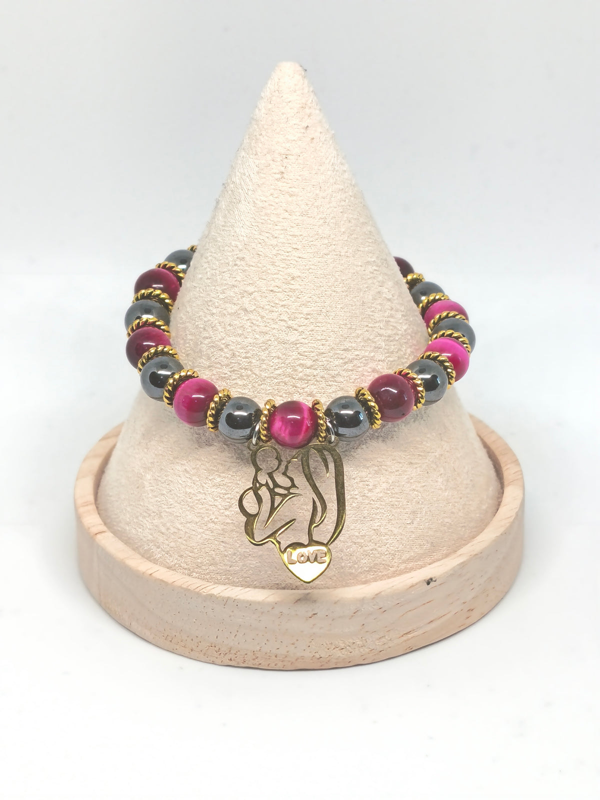 Bracelet Force Maternelle - Collection Étoile de Maman – Perles Naturelles