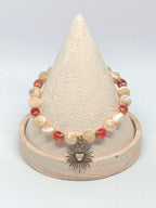Bracelet Éclat du Cœur  – Collection Main de Lumière - Perles naturelles