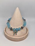 Bracelet Nœud d’Azur – Collection Nœud du Cœur
